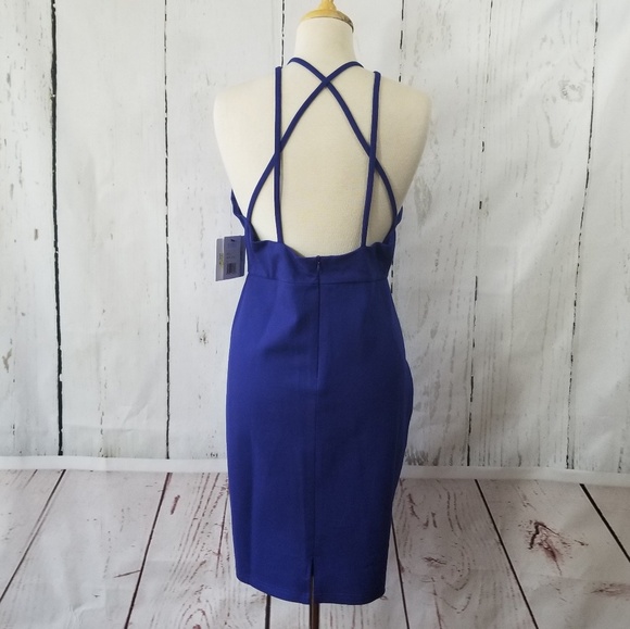 HARPER + LEMON Sleeveless High Neck Sheath Dress - Picture 3 of 8